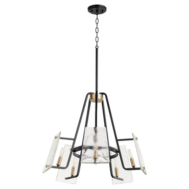 Tioga Chandelier | Quorum at Lightology Tioga Chandelier
