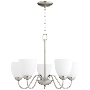Traditional 5-Light Chandelier | Quorum at Lightology Traditional 5-Light Chandelier