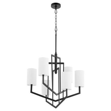 Bolivar Chandelier | Quorum at Lightology Bolivar Chandelier
