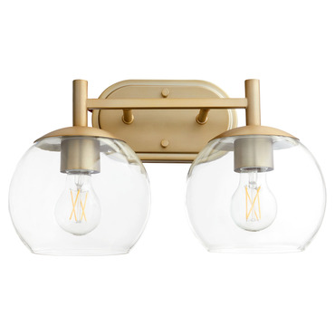 Lyon Bathroom Vanity Light | Quorum at Lightology Lyon Bathroom Vanity Light