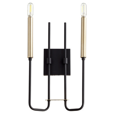 Hope 2-Light Wall Sconce | Quorum at Lightology Hope 2-Light Wall Sconce