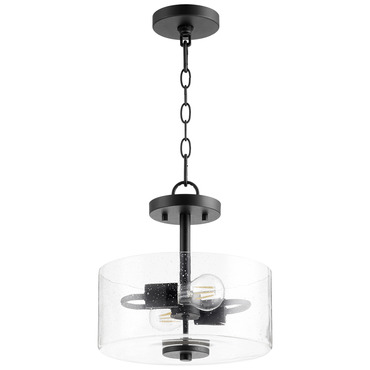 Dakota Semi Flush Ceiling Light | Quorum at Lightology Dakota Semi Flush Ceiling Light