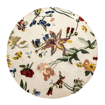 Flora Promenade Round Rug | Nanimarquina at Lightology Flora Promenade Round Rug