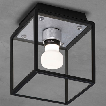 Caged Wet Wall / Ceiling Light | Buster + Punch at Lightology Caged Wet Wall / Ceiling Light