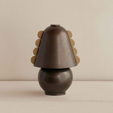 Brass Calla Portable Table Lamp