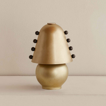 Brass Gemma Portable Table Lamp