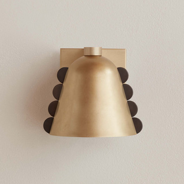Brass Calla Wall Sconce | In Common With at Lightology Brass Calla Wall Sconce