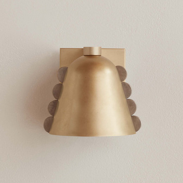 Brass Calla Wall Sconce | In Common With at Lightology Brass Calla Wall Sconce
