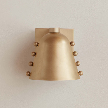 Brass Gemma Wall Sconce | In Common With at Lightology Brass Gemma Wall Sconce