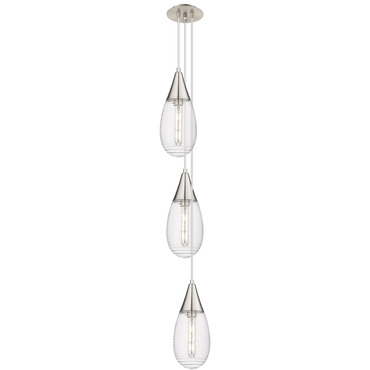 Malone Narrow Multi Light Pendant | Innovations Lighting at Lightology Malone Narrow Multi Light Pendant