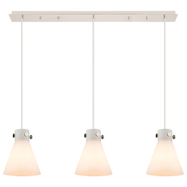 Newton Cone Linear Multi Light Pendant | Innovations Lighting at Lightology Newton Cone Linear Multi Light Pendant