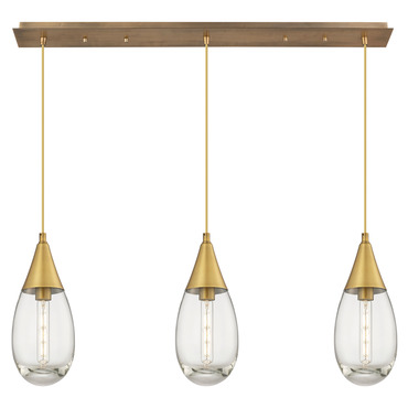 Malone Linear Multi Light Pendant | Innovations Lighting at Lightology Malone Linear Multi Light Pendant