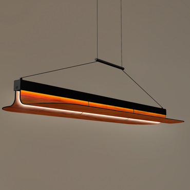 Omma Long Leaf Pendant | LZF at Lightology Omma Long Leaf Pendant