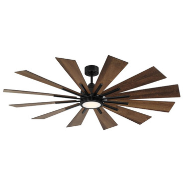 Farmhouse Indoor / Outdoor Ceiling Fan with Light