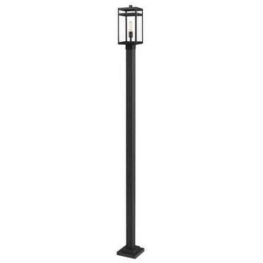 Nuri Outdoor Post Light with Square Post/Stepped Base
