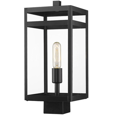 Nuri Outdoor Post Light with Square Fitter
