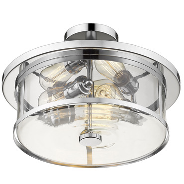 Savannah Semi Flush Ceiling Light | Z-Lite at Lightology Savannah Semi Flush Ceiling Light