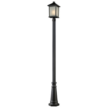 Holbrook Outdoor Post Light with Round Post/Hexagon Base