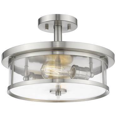 Savannah Semi Flush Ceiling Light | Z-Lite at Lightology Savannah Semi Flush Ceiling Light