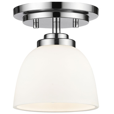 Ashton Mini Semi-Flush Ceiling Light | Z-Lite at Lightology Ashton Mini Semi-Flush Ceiling Light