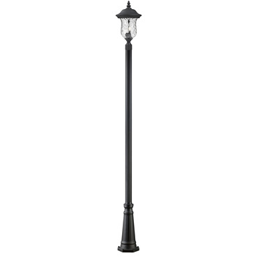 Armstrong  Outdoor Post Light with Round Post/Hexagon Base