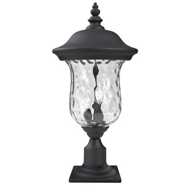 Armstrong Outdoor Pier Light with Traditional Base | Z-Lite at Lightology Armstrong Outdoor Pier Light with Traditional Base