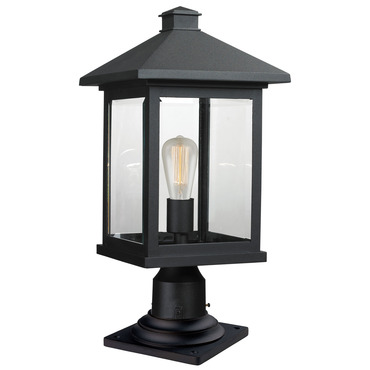 Portland Outdoor Pier Light with Traditional Base | Z-Lite at Lightology Portland Outdoor Pier Light with Traditional Base