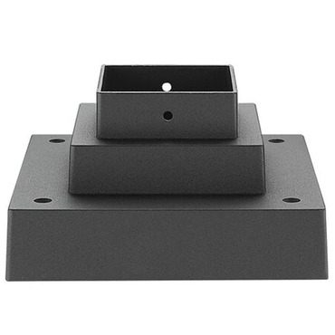 Outdoor Pier Mount Square Stepped Base Accessory