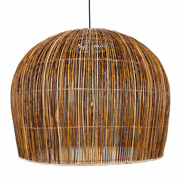Rattan Bell Pendant