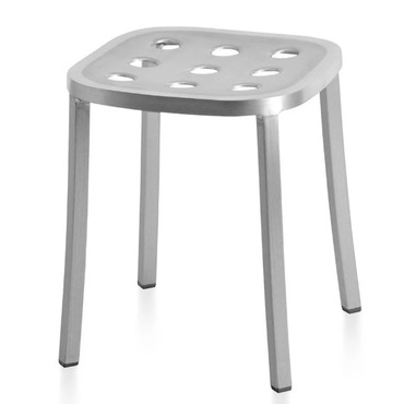 1 Inch All Aluminum Stool | Emeco at Lightology 1 Inch All Aluminum Stool