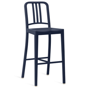 111 Navy Collection Bar/ Counter Stool | Emeco at Lightology 111 Navy Collection Bar/ Counter Stool