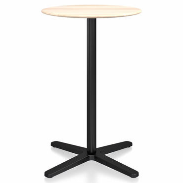 2 Inch X Base Counter Round Table | Emeco at Lightology 2 Inch X Base Counter Round Table