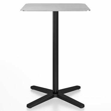 2 Inch X Base Counter Square Table | Emeco at Lightology 2 Inch X Base Counter Square Table