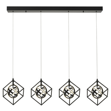Tulip Linear Multi Light Pendant | Artcraft at Lightology Tulip Linear Multi Light Pendant