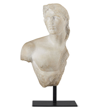 Young Royal Greek Sculpture | Currey and Company at Lightology Young Royal Greek Sculpture