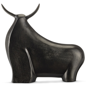 Ferdinand Bull Sculpture | Currey and Company at Lightology Ferdinand Bull Sculpture