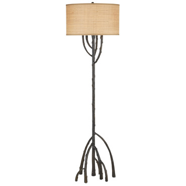 Mangrove Floor Lamp | Currey and Company at Lightology Mangrove Floor Lamp