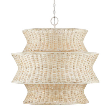 Phebe Tiered Chandelier | Currey and Company at Lightology Phebe Tiered Chandelier