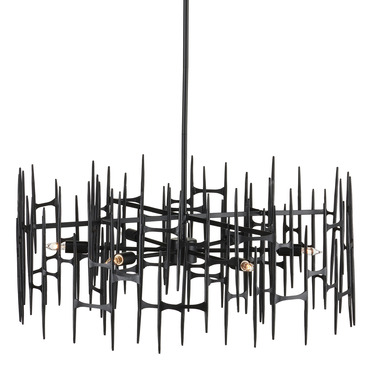 Attingham Chandelier | Currey and Company at Lightology Attingham Chandelier