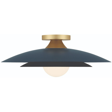 Welsh Semi Flush Ceiling Light | Eurofase at Lightology Welsh Semi Flush Ceiling Light