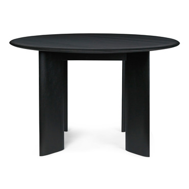 Bevel Round Dining Table | Ferm Living at Lightology Bevel Round Dining Table