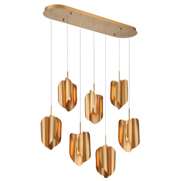 Portofino Linear Multi Light Chandelier | Lib & Co at Lightology Portofino Linear Multi Light Chandelier