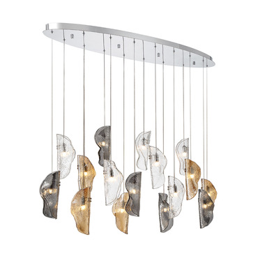 Sorrento Oval Multi Light Chandelier | Lib & Co at Lightology Sorrento Oval Multi Light Chandelier