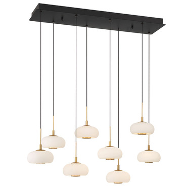 Adelfia Linear Double Multi Light Chandelier | Lib & Co at Lightology Adelfia Linear Double Multi Light Chandelier