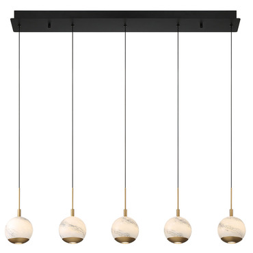 Baveno Linear Multi Light Chandelier | Lib & Co at Lightology Baveno Linear Multi Light Chandelier