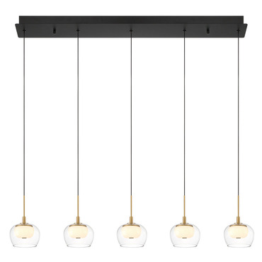 Manarola Linear Multi Light Chandelier | Lib & Co at Lightology Manarola Linear Multi Light Chandelier