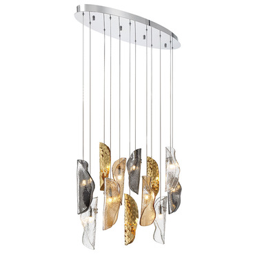 Sorrento Oval Multi Light Chandelier | Lib & Co at Lightology Sorrento Oval Multi Light Chandelier