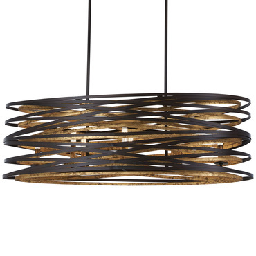 Vortic Flow Linear Pendant | Minka Lavery at Lightology Vortic Flow Linear Pendant
