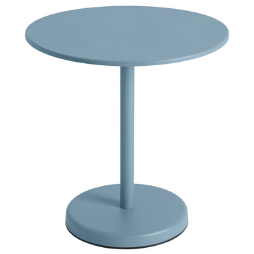 Linear Steel Round Cafe Table