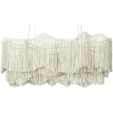 Elena Linear Chandelier | Palecek at Lightology Elena Linear Chandelier